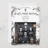 Halloween-Party Monster Mash Einladung (Vorderseite)