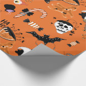 Halloween-Party-Monster verpacken Papier Geschenkpapier (Ecke)