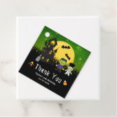 Halloween Party Monsters Green Geschenkanhänger (Beispiel)