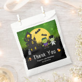 Halloween Party Monsters Green Geschenktütchen (Ausgeschnitten)