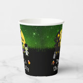Halloween Party Monsters Green Pappbecher (Links)