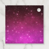 Halloween Party Mummy Pink Geschenkanhänger (Rückseite)