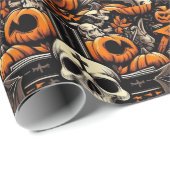 Halloween-Party Nahtlose Tile Geschenkpapier (Rolleneckpunkt)
