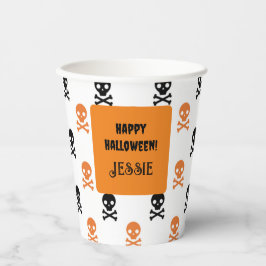 Halloween-Party Name Kindergeburtstag hinzufügen Pappbecher