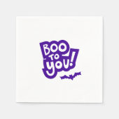 Halloween-Party Napkins - Boo to You! Serviette (Vorderseite)