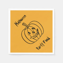Halloween-Party Napkins von RoseWrites Serviette
