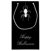 Halloween-Party Niedlich Spider Schwarz-weiß Kleine Geschenktüte (Rückseite)