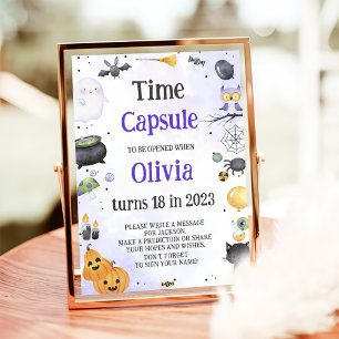 Halloween Party Niedlich Time Kapsel Zeichen Poster
