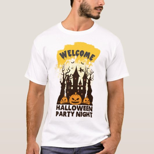 Halloween-Party Night T-Shirt (Vorderseite)