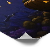 Halloween-Party Night v2 Poster (Ecke)