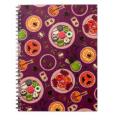 Halloween Party Notebook Notizblock (Vorderseite)