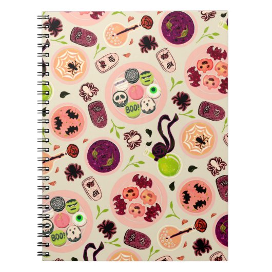 Halloween Party Notebook Notizblock (Vorderseite)