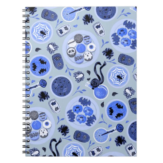 Halloween Party Notebook Notizblock (Vorderseite)