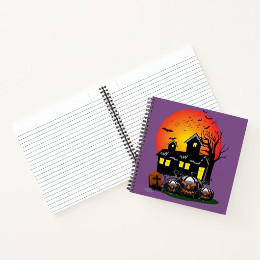 Halloween-Party Notizblock (Innenseite)