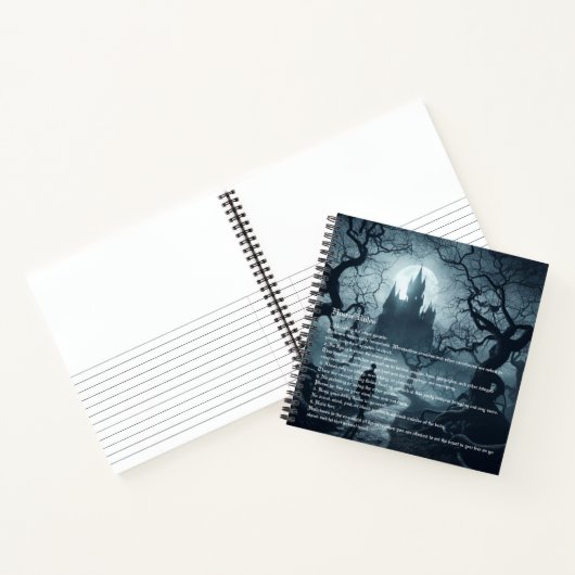 Halloween-Party Notizblock (Innenseite)