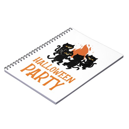 Halloween Party                Notizblock (Linke Seite)