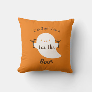 Halloween-Party Orange Boo Ghost Kissen