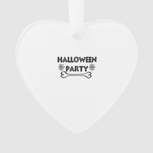 Halloween-Party Ornament (Vorderseite)
