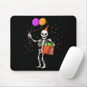 Halloween Party Outfit Skeleton Geburtstag Mousepad (Mit Mouse)