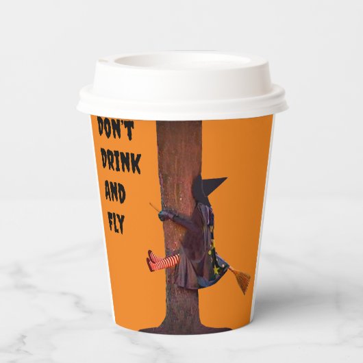 Halloween-Party Paper Cup Pappbecher (Rückseite)