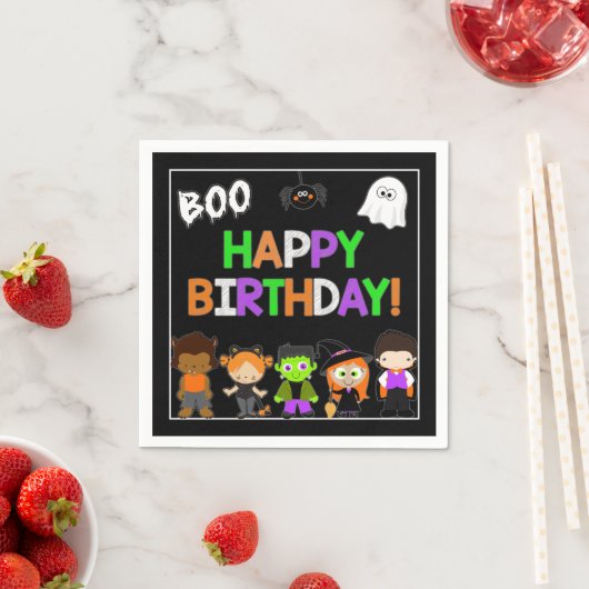 Halloween Party Paper Napkins Serviette (Beispiel)