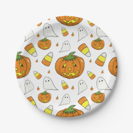 Halloween Party Paper Plates Pappteller