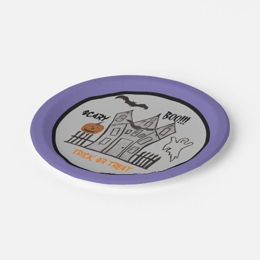 Halloween-Party Paper Teller (Schrägansicht)