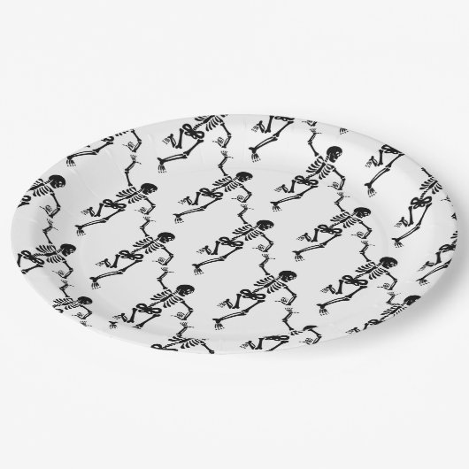 Halloween-Party-Papierplatte Pappteller (Schrägansicht)