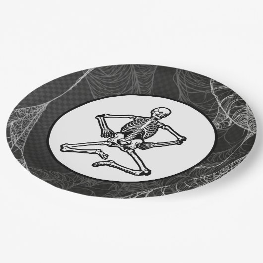 Halloween-Party-Papierplatte Pappteller (Schrägansicht)