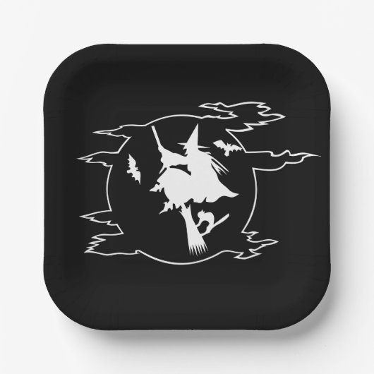 Halloween-Party-Papierplatte Pappteller (Vorderseite)