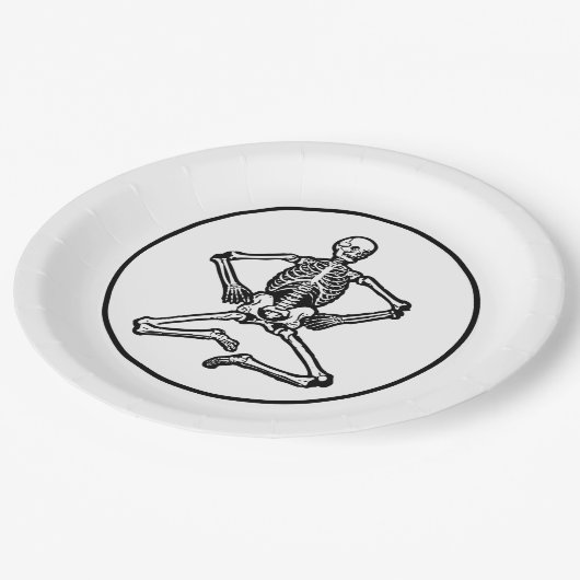 Halloween-Party-Papierplatte Pappteller (Schrägansicht)