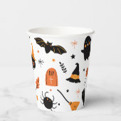 Halloween-Party Pappbecher (Rückseite)