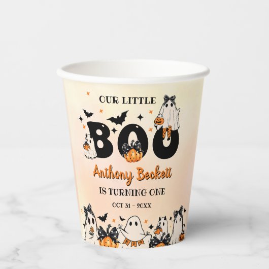 Halloween Party Pappbecher (Vorderseite)