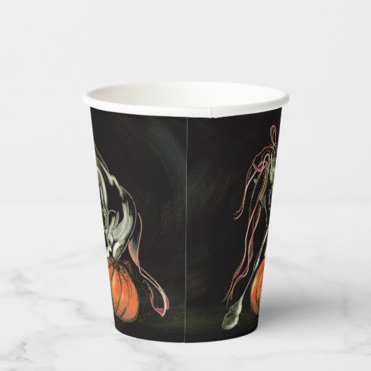 Halloween Party Pappbecher mit Pferdemotiv (Rechts)