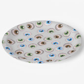 Halloween-Party Pappteller (Schrägansicht)