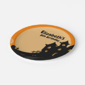 Halloween-Party Pappteller (Schrägansicht)