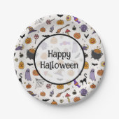 Halloween-Party Pappteller (Vorderseite)