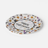 Halloween-Party Pappteller (Schrägansicht)