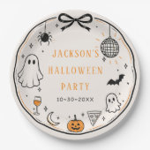 Halloween-Party Pappteller (Vorderseite)