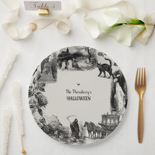 Halloween-Party Pappteller (Hochzeit)