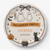 Halloween-Party Pappteller (Vorderseite)