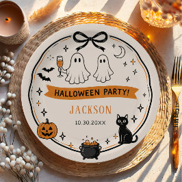 Halloween-Party Pappteller