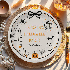 Halloween-Party Pappteller