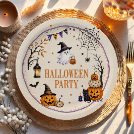 Halloween-Party Pappteller
