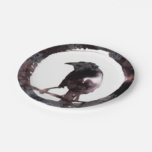 Halloween-Party Pappteller (Schrägansicht)