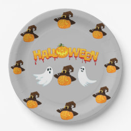 Halloween-Party Pappteller