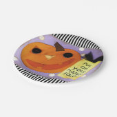 Halloween-Party Pappteller (Schrägansicht)