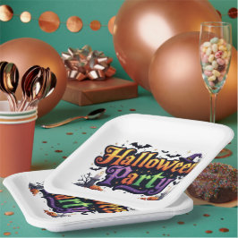 Halloween-Party Pappteller