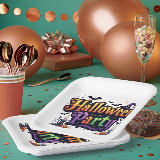 Halloween-Party Pappteller (Multi)