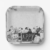 Halloween-Party Pappteller (Vorderseite)